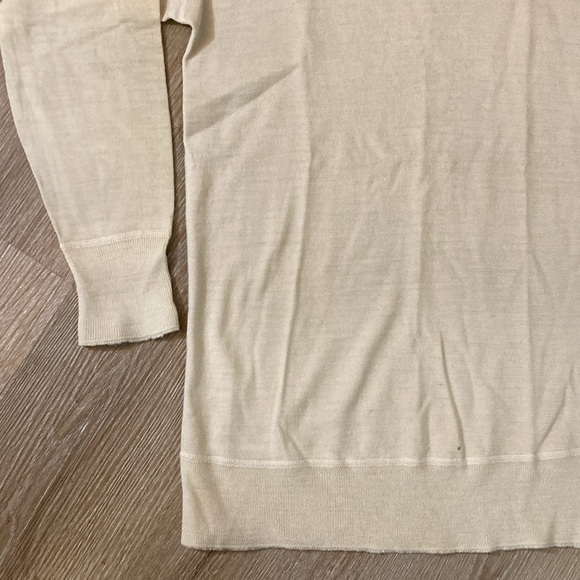 Vintage Shepherd Pure Wool Thermal Undershirt Sweater 1940s WW2 Size 38.5 / S/M - Picture 5 of 13